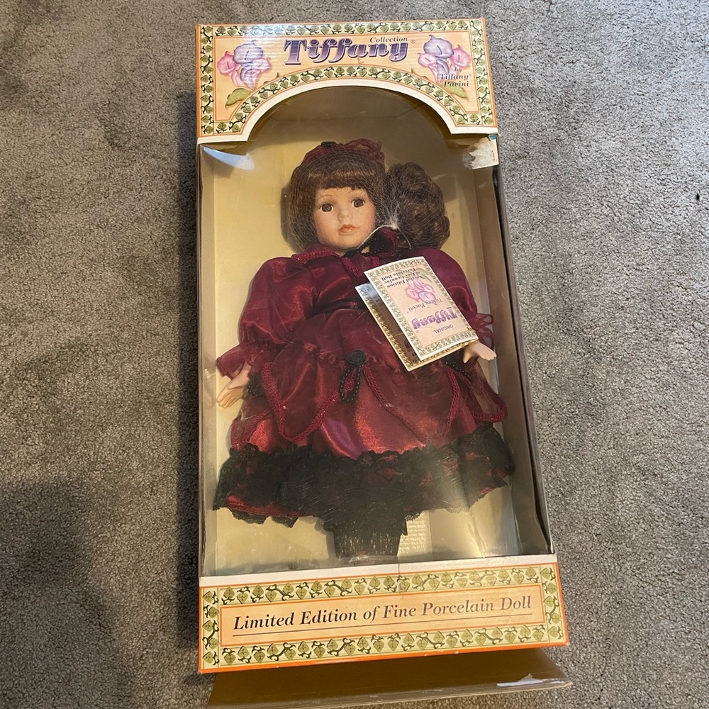 Tiffany Collection Porcelain Doll 1998